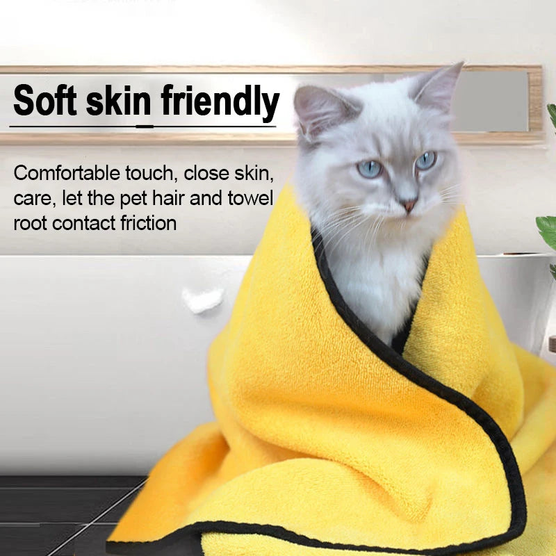 The Drip Drop Quick-Dry Pet Towel - Super Absorbent Bath Towel! 💧🐾