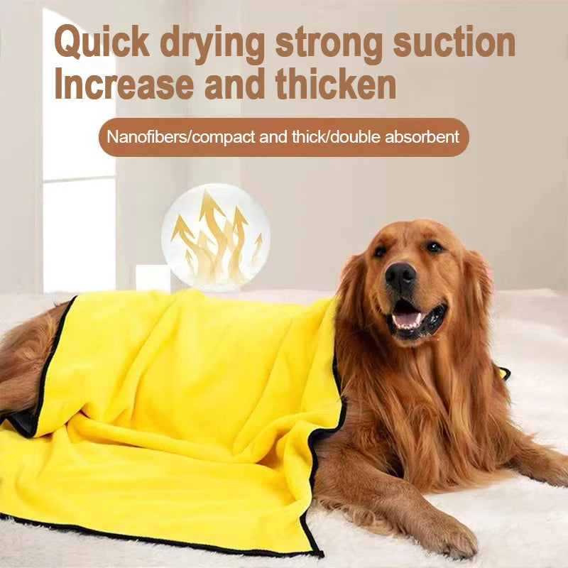 The Drip Drop Quick-Dry Pet Towel - Super Absorbent Bath Towel! 💧🐾