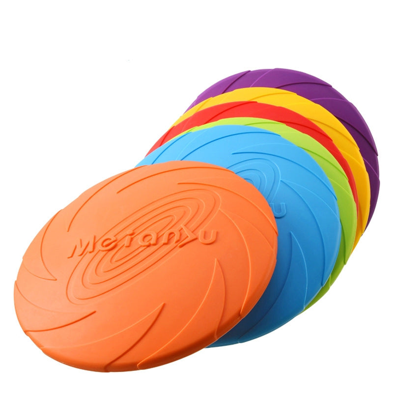 FetchFly Dog Frisbee 🥏🐶 — Soft Bite-Resistant TPR Flying Disc for Fetch & Training