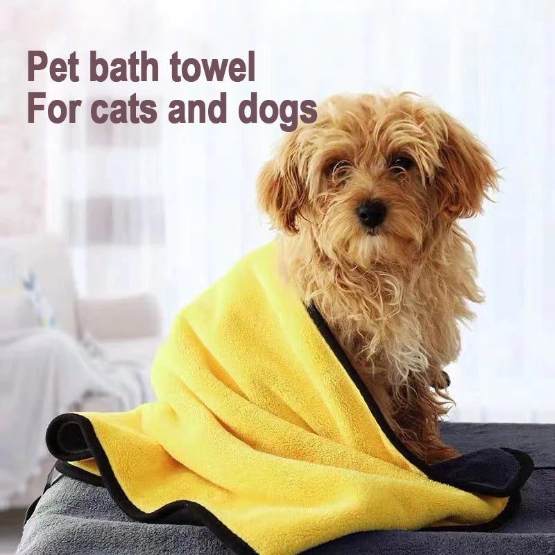 The Drip Drop Quick-Dry Pet Towel - Super Absorbent Bath Towel! 💧🐾