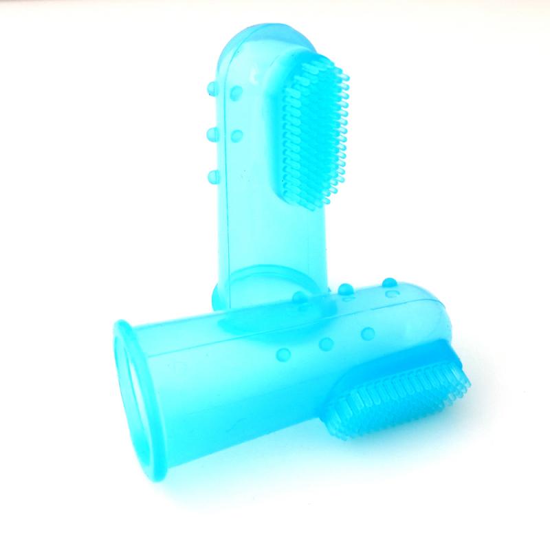 Finger Toothbrush for Dogs & Cats - Fresh Breath Starts Here! 🦷