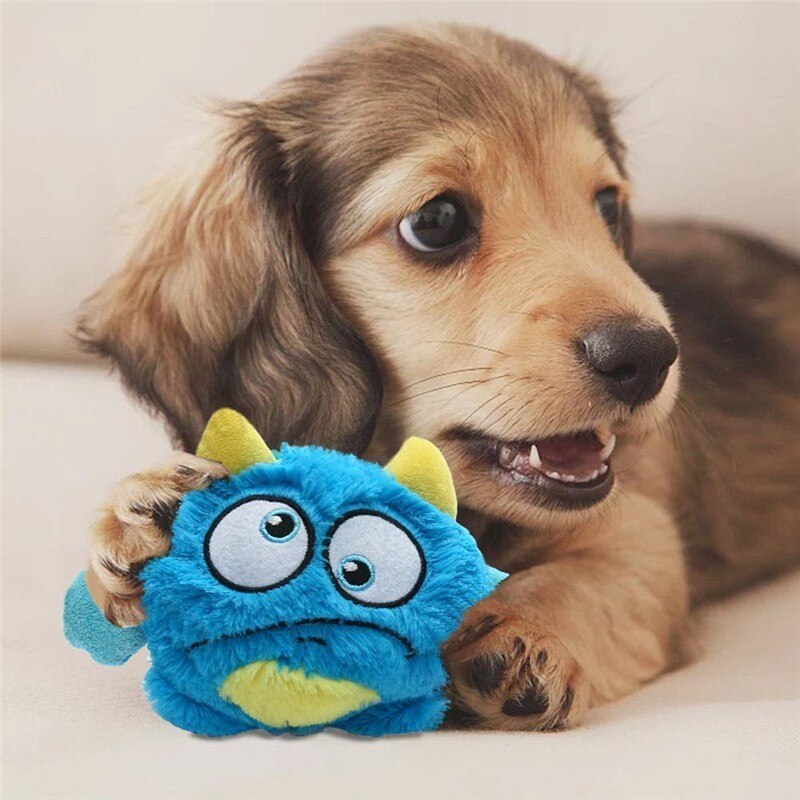 GiggleShake Electronic Dog Toy Ball 🎾🔊 — Auto-Shake Motion Sensor Plush Giggle Ball for Dogs & Cats