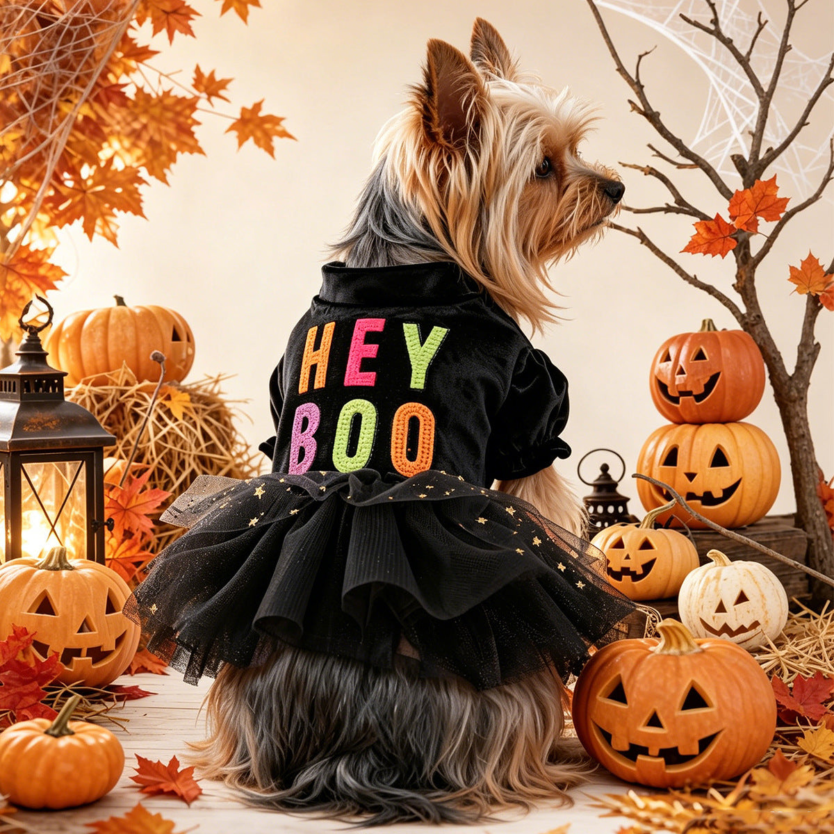 Spooky Princess Halloween Tutu Dress for Small Dogs & Cats 🎃👑
