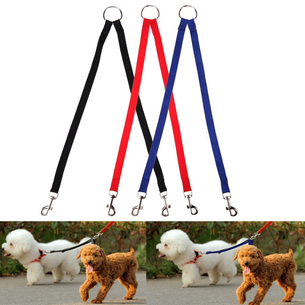 The DuoWalk Double Dog Coupler Leash - Walk Two Dogs at Once with No Tangles! 🐕🐕