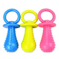 ChewSoothe Rubber Pacifier Dog Toy 🍼🐶 — Jingle Sound Molar Chew Toy for Teething Puppies (2-Pack)