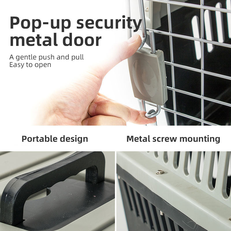 Sky-High Comfort: Airline-Approved Pet Travel Crate for Dogs & Cats