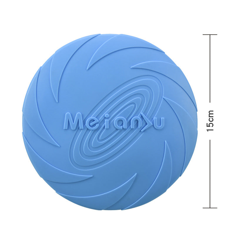 FetchFly Dog Frisbee 🥏🐶 — Soft Bite-Resistant TPR Flying Disc for Fetch & Training