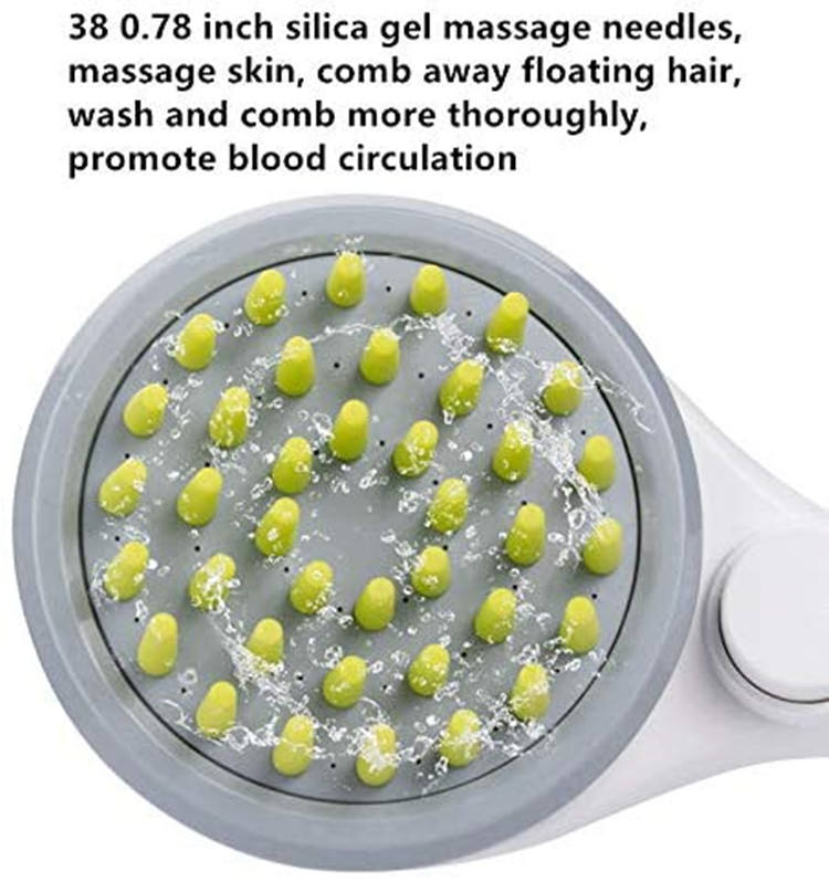 AquaScrub Pet Shower Brush & Nozzle 🚿🐶 — Massage Bath Brush for Dogs & Cats