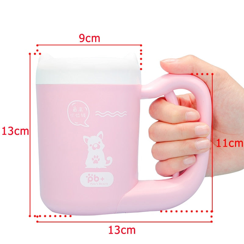 The Muddy Paws Silicone Paw Washer Cup - Clean Paws in Seconds! 🐾💧