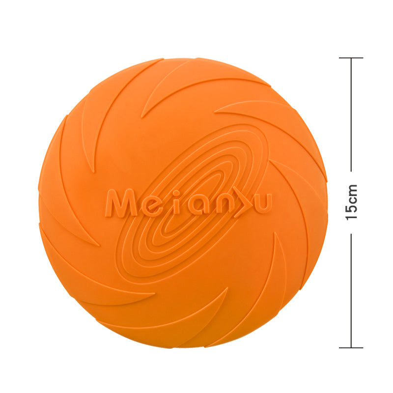 FetchFly Dog Frisbee 🥏🐶 — Soft Bite-Resistant TPR Flying Disc for Fetch & Training