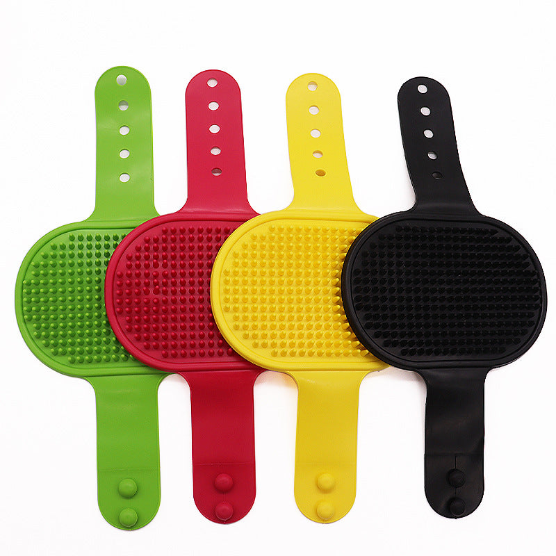 Silicone Bath Brush & Massage Comb for Dogs & Cats 🛁
