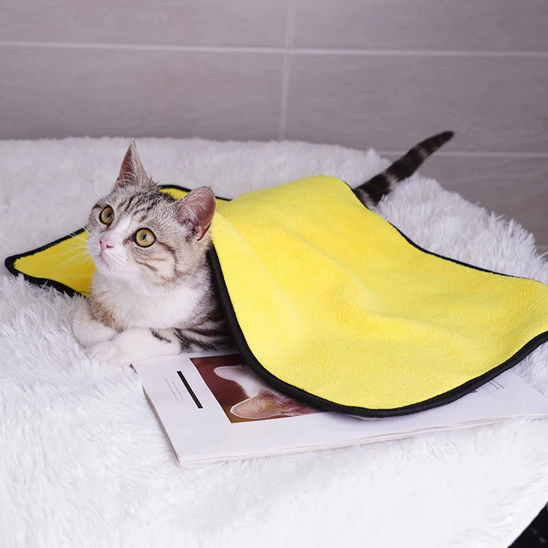The Drip Drop Quick-Dry Pet Towel - Super Absorbent Bath Towel! 💧🐾