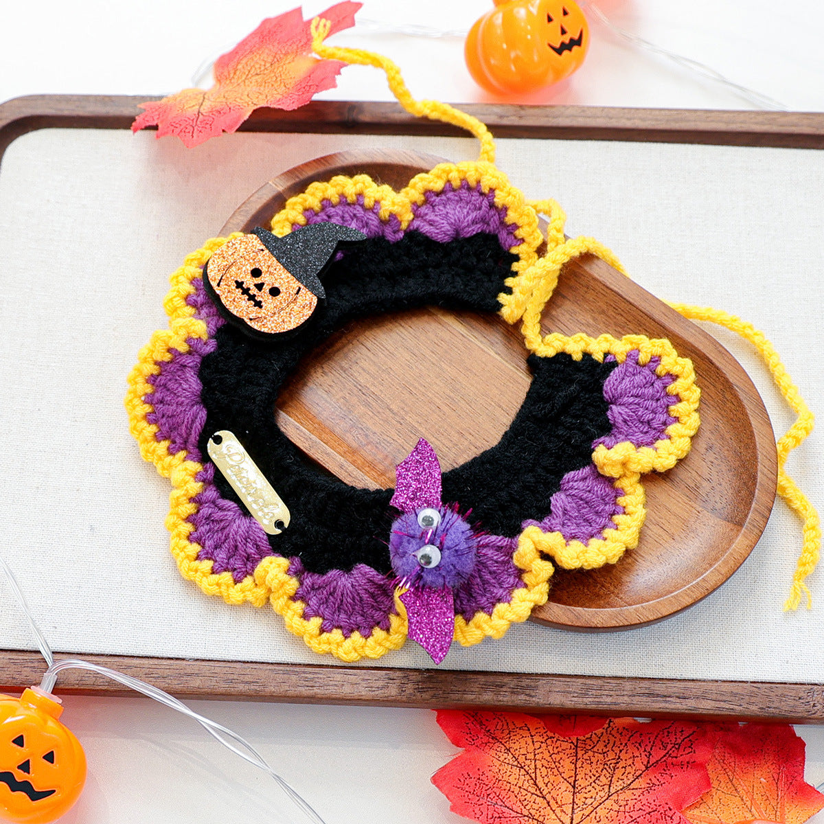 Halloween Spooky Bandana & Collar Scarf for Dogs & Cats 🎃
