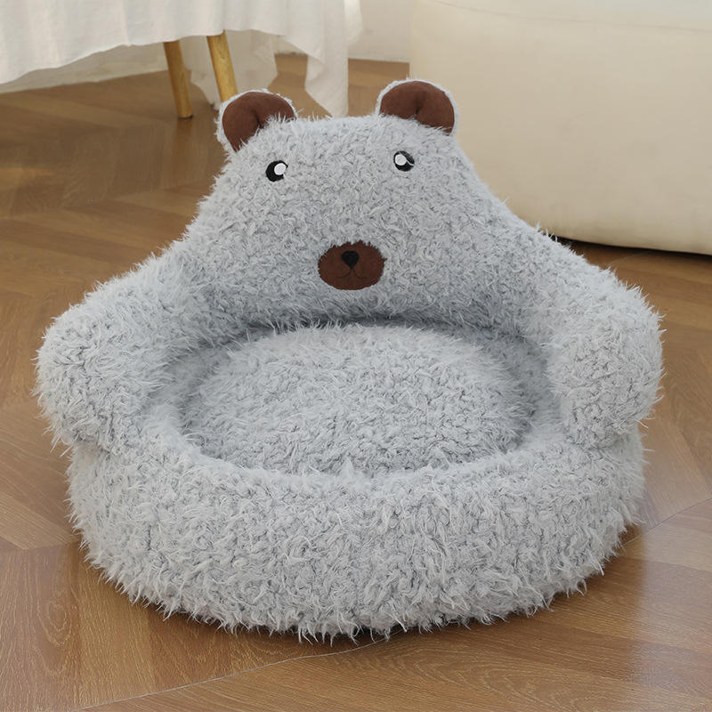 FluffAlpaca Faux Fur Pet Bed 🦙🐾 — Warm Non-Slip Winter Nest for Cats & Dogs