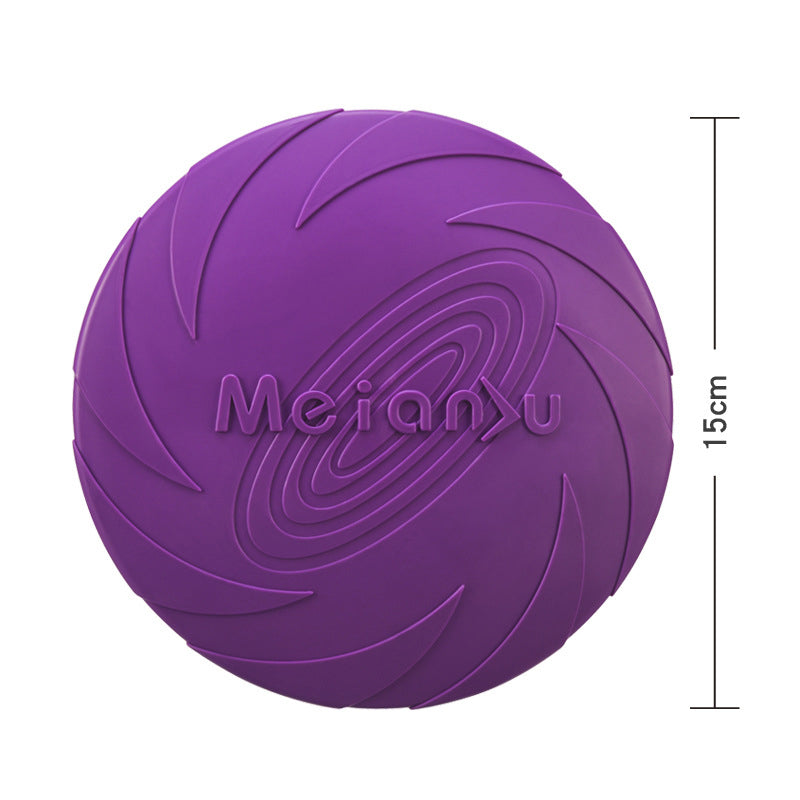 FetchFly Dog Frisbee 🥏🐶 — Soft Bite-Resistant TPR Flying Disc for Fetch & Training