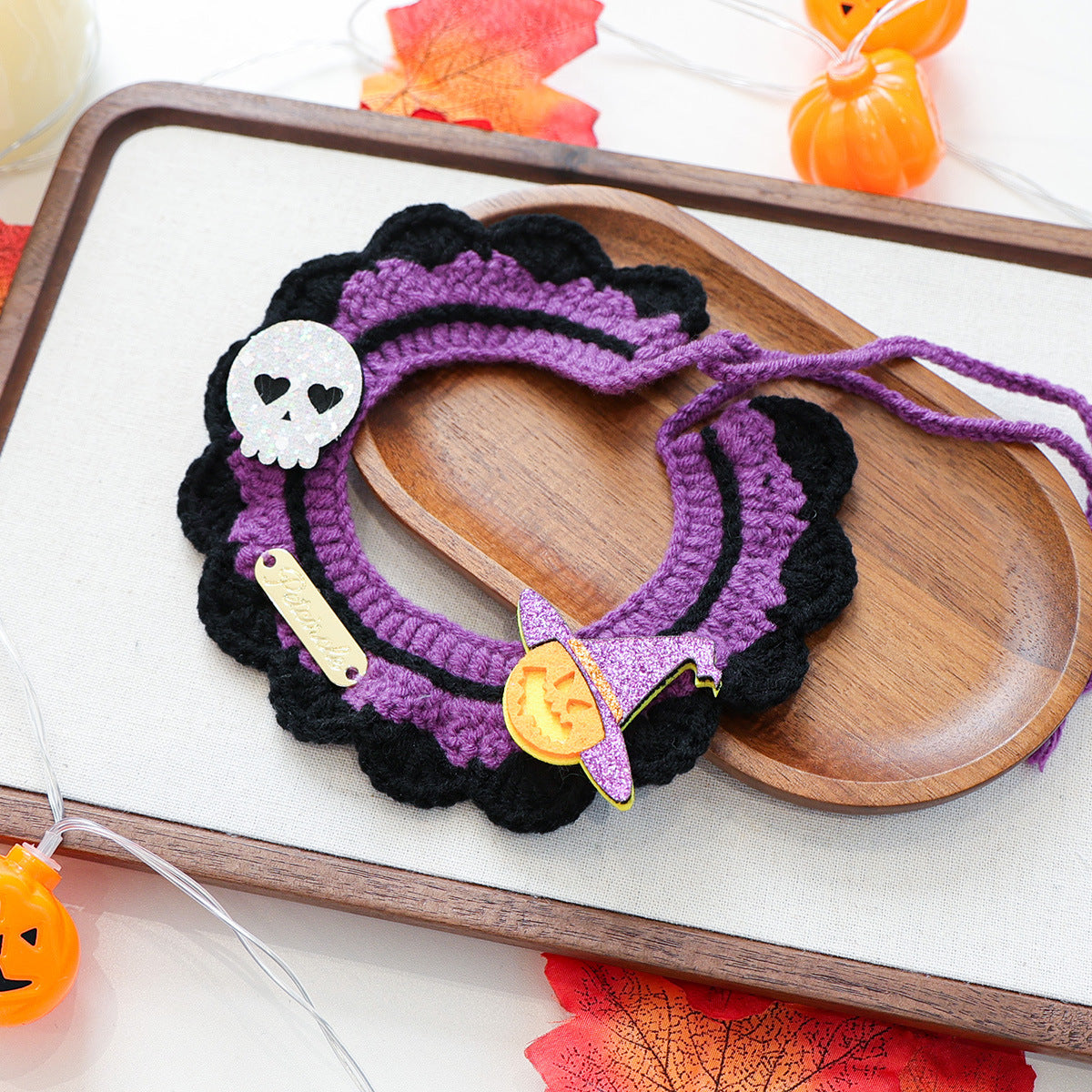 Halloween Spooky Bandana & Collar Scarf for Dogs & Cats 🎃