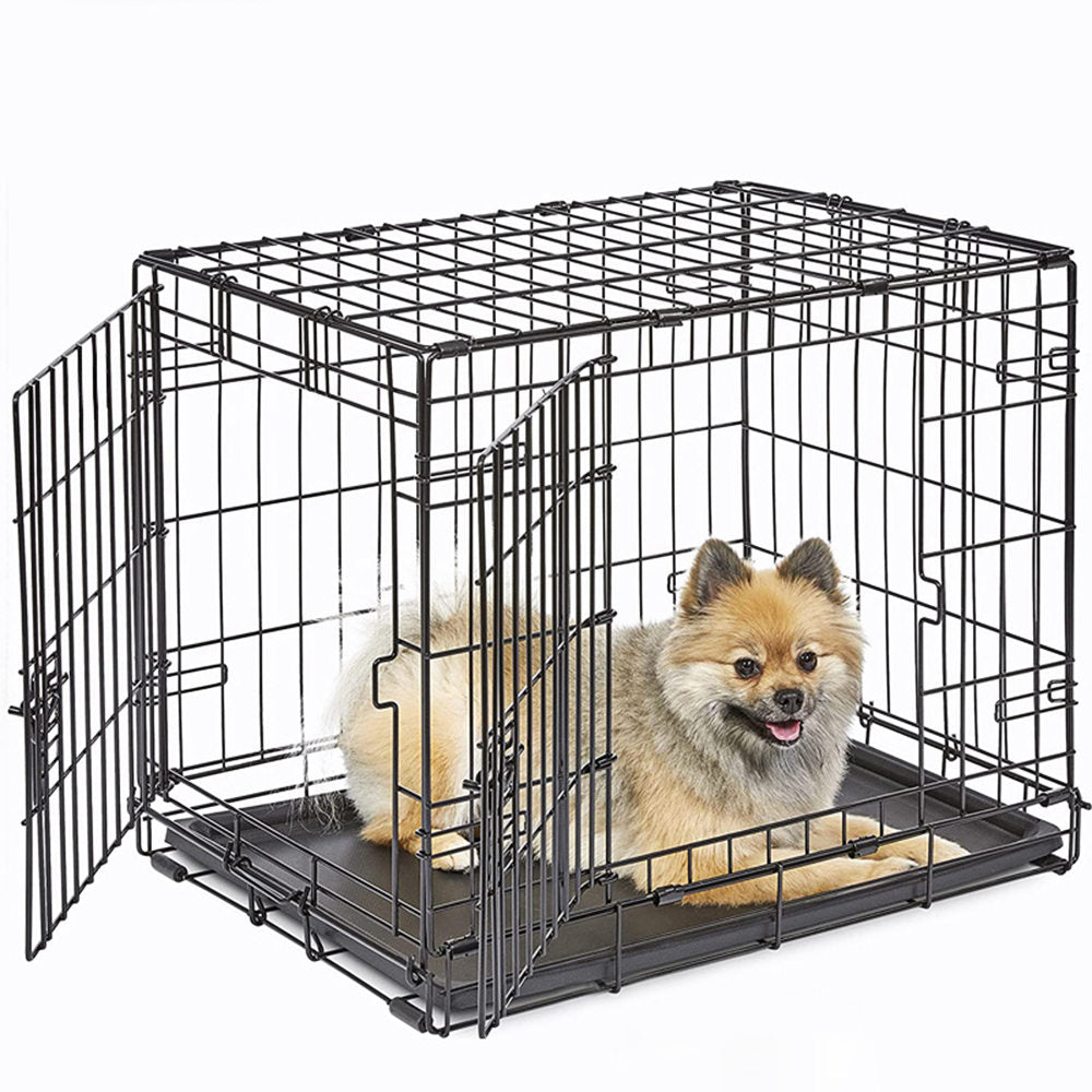 Fold & Go: Heavy-Duty Folding Wire Dog & Cat Cage