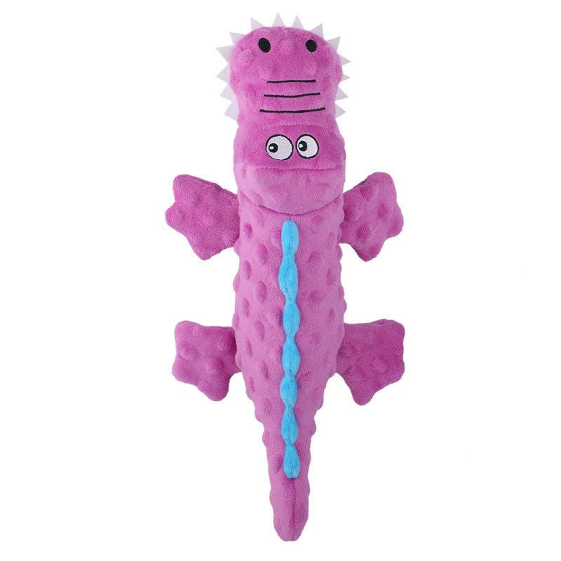 Chomp & Crunch Plush Crocodile Dog Toy 🐊🐶 — Squeaky, Crinkle & Rattle Toy for Dogs & Cats