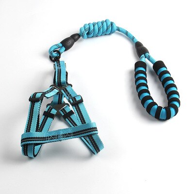 The SafeWalk Reflective Dog Leash - Heavy-Duty Nylon Walking Leash for Large Dogs! 🐶🔦