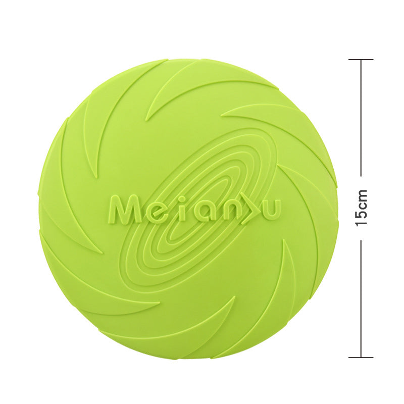 FetchFly Dog Frisbee 🥏🐶 — Soft Bite-Resistant TPR Flying Disc for Fetch & Training