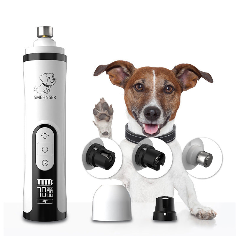 The Paw-dicure Pro LED Nail Grinder - Stress-Free Nail Trims! 🐾✨