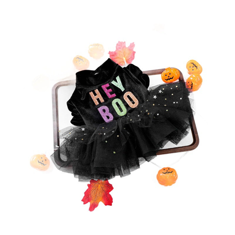 Spooky Princess Halloween Tutu Dress for Small Dogs & Cats 🎃👑
