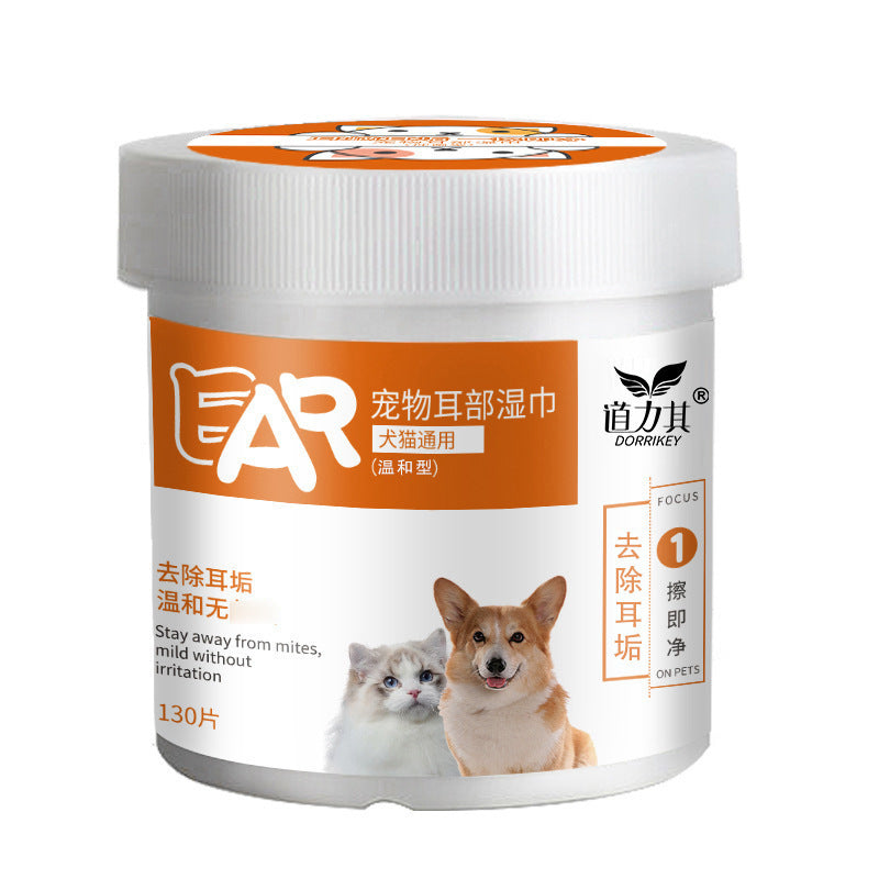 The Squeaky Clean Pet Wipes - Ear & Eye Wipes for Dogs & Cats! 🐾✨