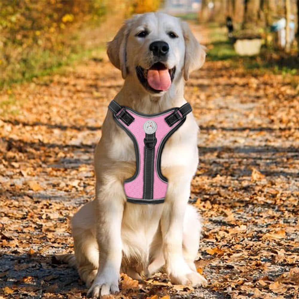 The CushionStep Shock-Absorbing Dog Harness - Comfy Vest Style! 🐶💨