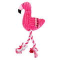 FlamingoBFF Plush Squeaky Dog Toy 🦩🐶 — Cuddly Corduroy Chew & Comfort Toy for Dogs & Cats