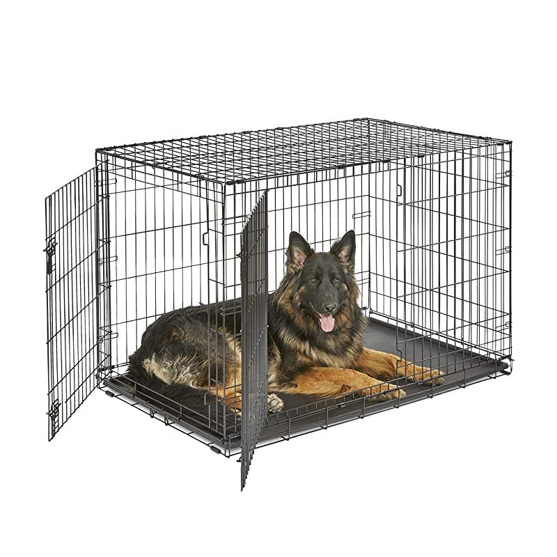 Fold & Go: Heavy-Duty Folding Wire Dog & Cat Cage