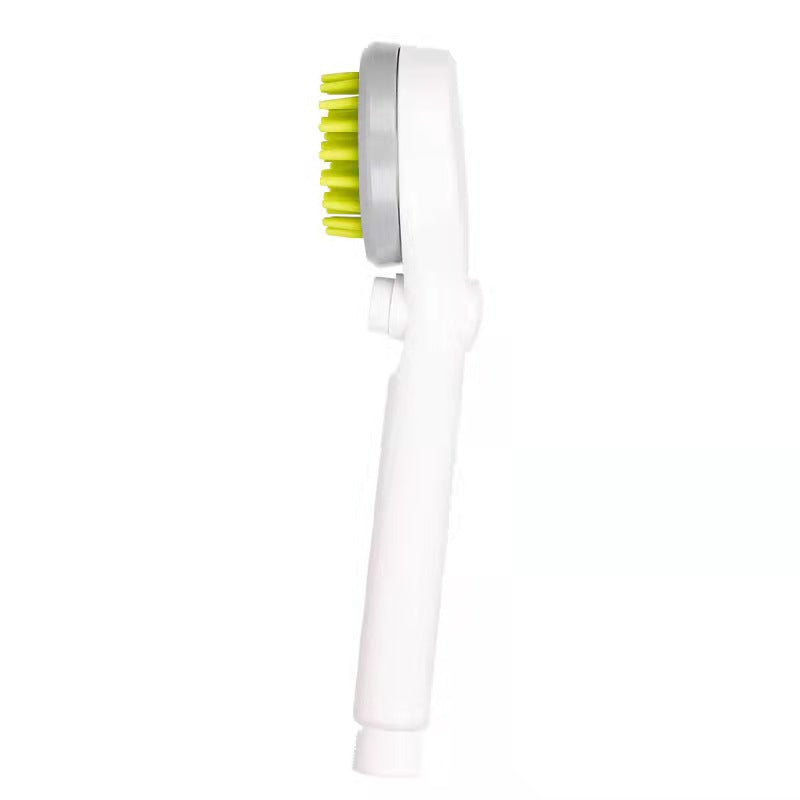 AquaScrub Pet Shower Brush & Nozzle 🚿🐶 — Massage Bath Brush for Dogs & Cats