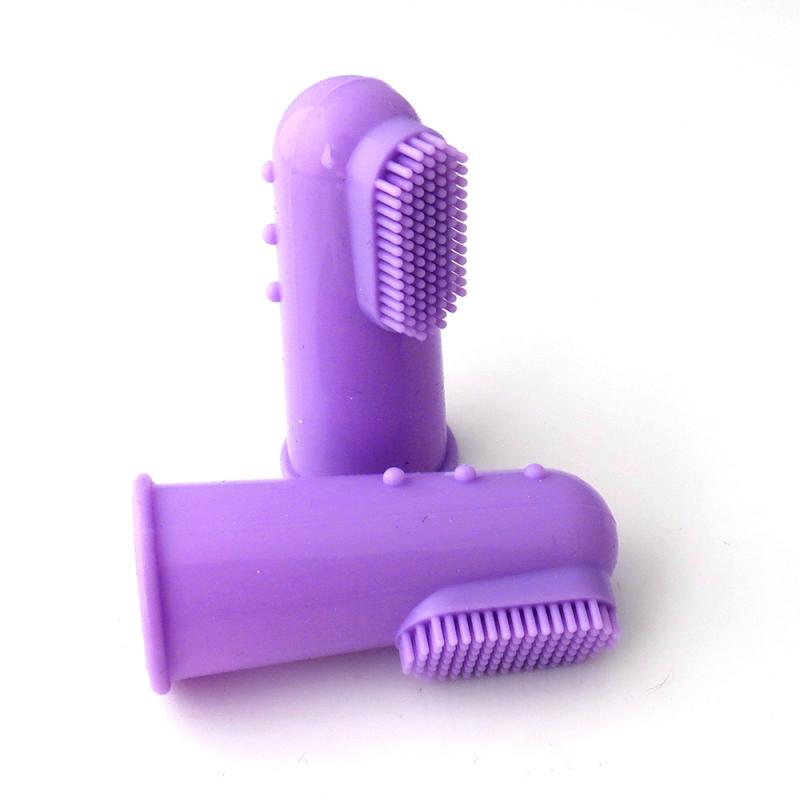 Finger Toothbrush for Dogs & Cats - Fresh Breath Starts Here! 🦷