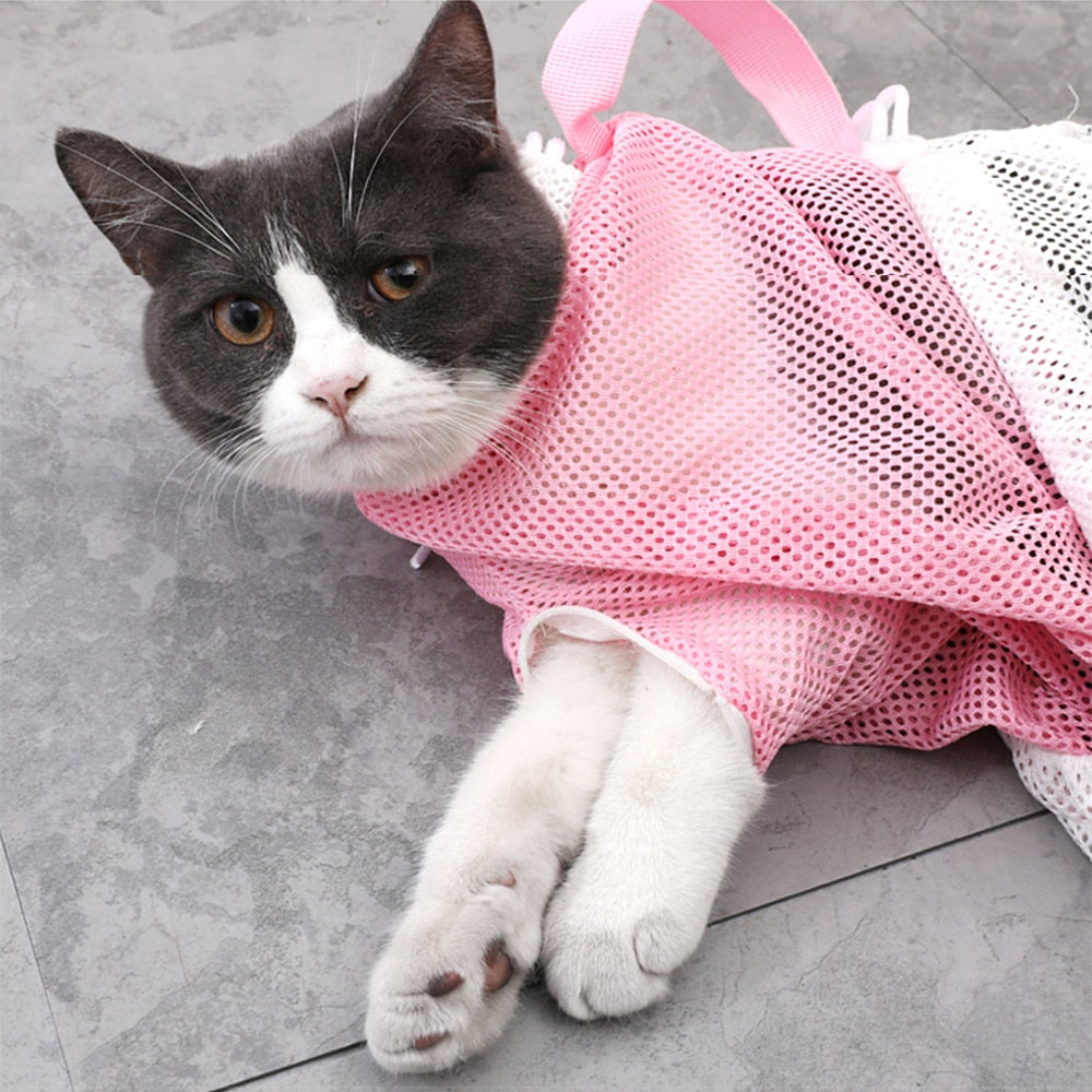 The Chill & Clean Cat Grooming Bag - Bath, Trim & Groom Stress-Free! 😺🛁