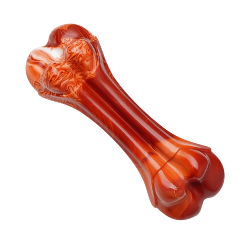 ChompGuard Beef Bone Chew Toy 🦴🐶 — Indestructible TPU Dog Bone for Aggressive Chewers