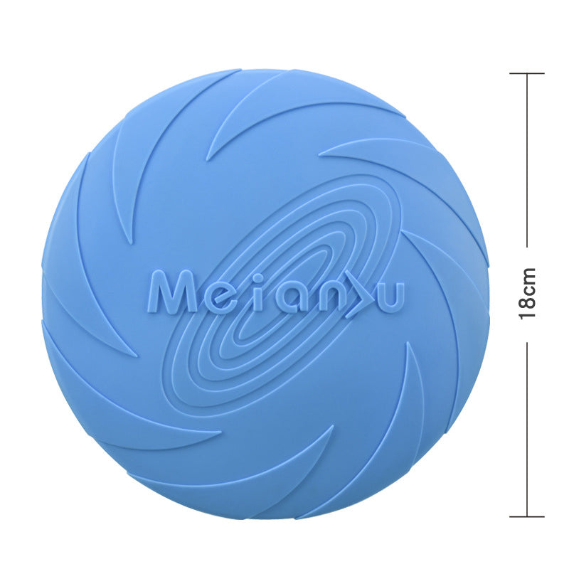 FetchFly Dog Frisbee 🥏🐶 — Soft Bite-Resistant TPR Flying Disc for Fetch & Training