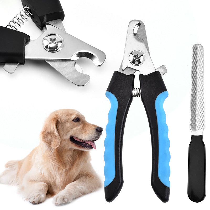Pro Pet Nail Clippers with File - Trim Like a Groomer at Home! ✂️🐾