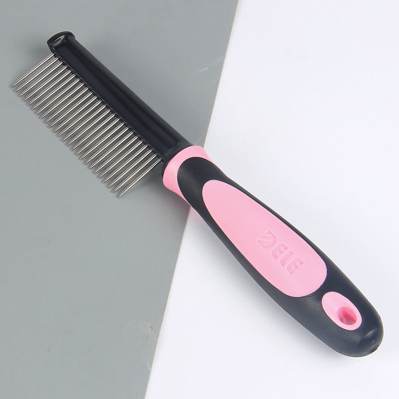 The Tangle Tamer Stainless Steel Dog Comb - Knot Busting Made Easy! 🐶✨