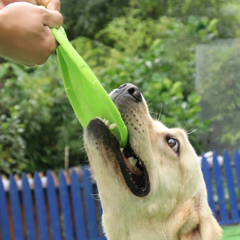 FetchFly Dog Frisbee 🥏🐶 — Soft Bite-Resistant TPR Flying Disc for Fetch & Training