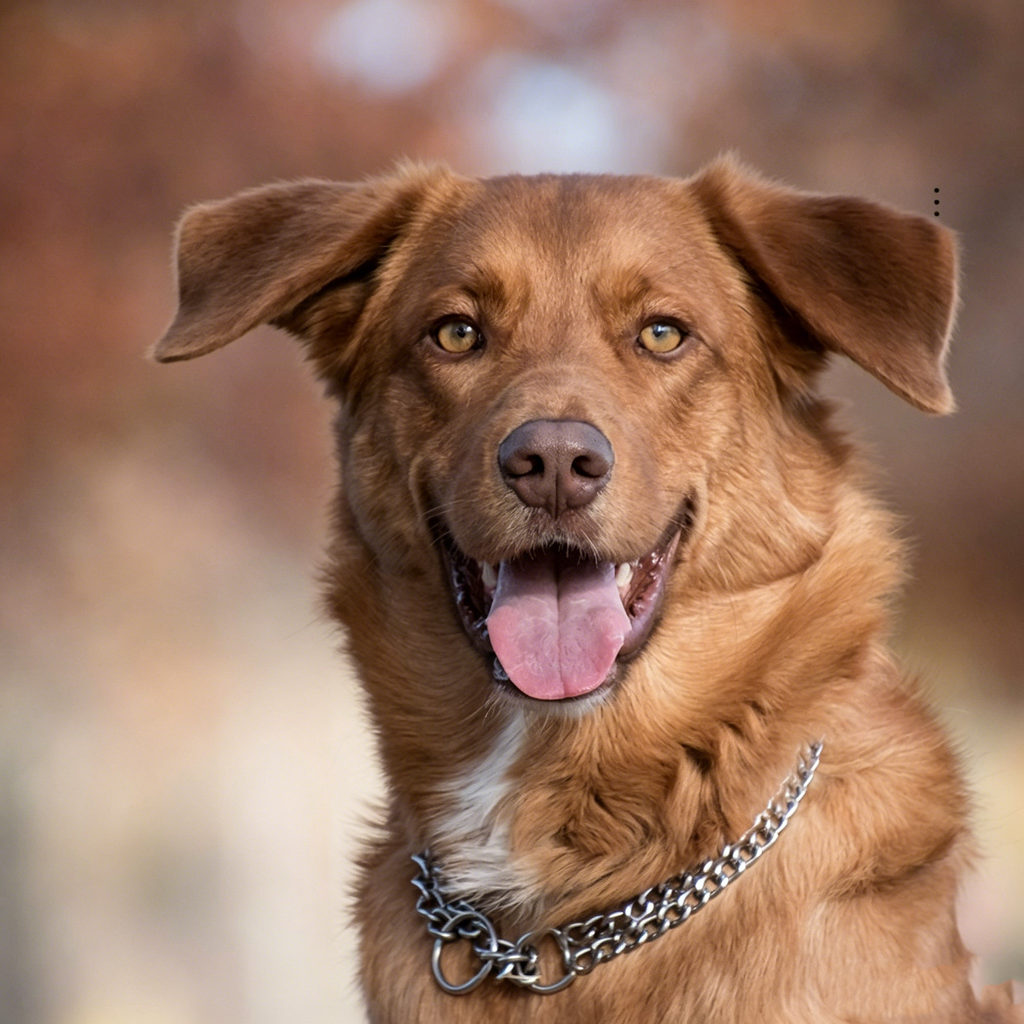 The ChainMaster Double Row Dog Training Collar - Durable Silver Chain Slip Collar for Dogs! 🐶🔗