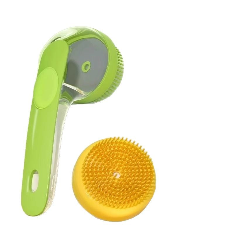 The Scrub-a-Dub Pet Bath Brush - Silicone Massage & Lather Tool! 🛁🐾