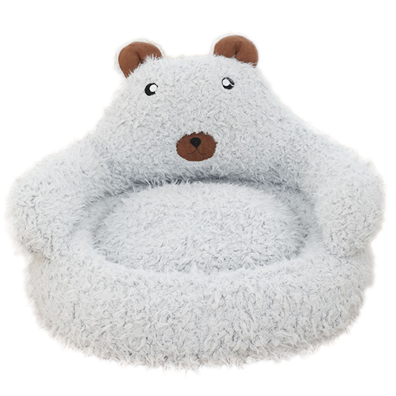 FluffAlpaca Faux Fur Pet Bed 🦙🐾 — Warm Non-Slip Winter Nest for Cats & Dogs