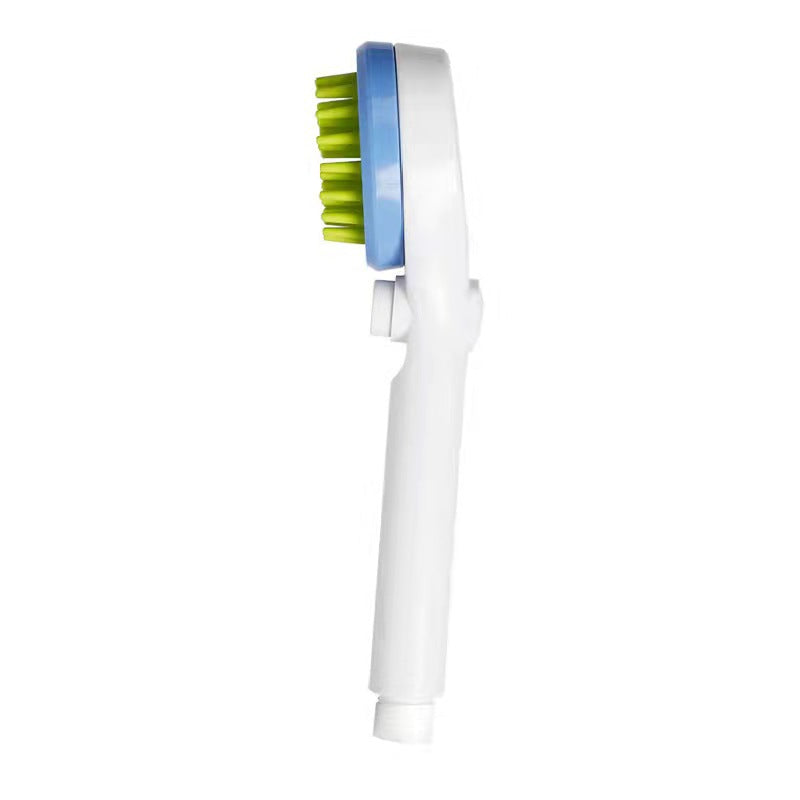 AquaScrub Pet Shower Brush & Nozzle 🚿🐶 — Massage Bath Brush for Dogs & Cats