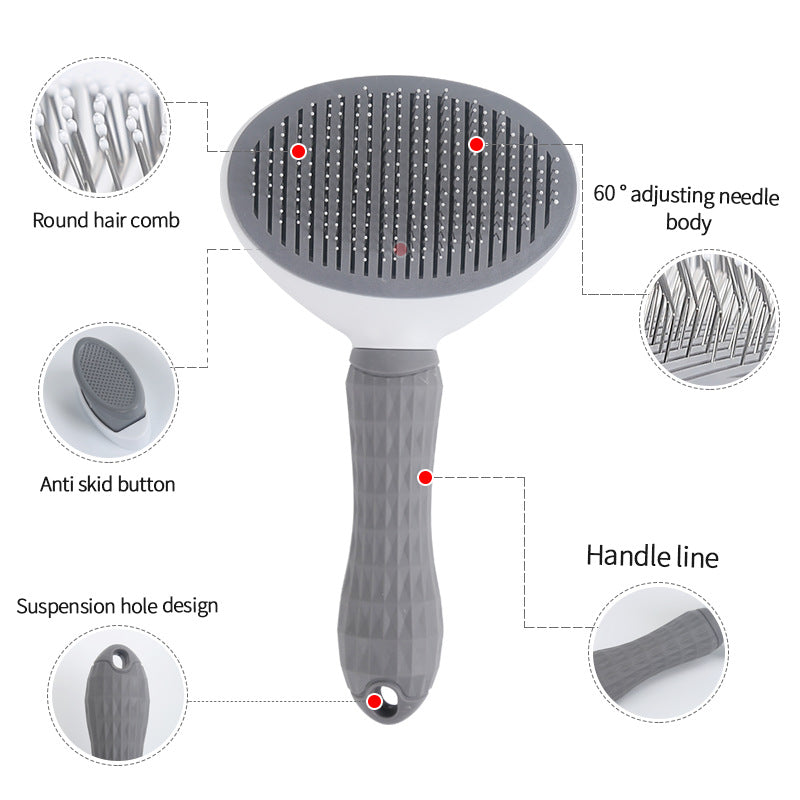 The Magic Self-Cleaning Pet Comb - One Click & Fur Gone! 🪄🐾