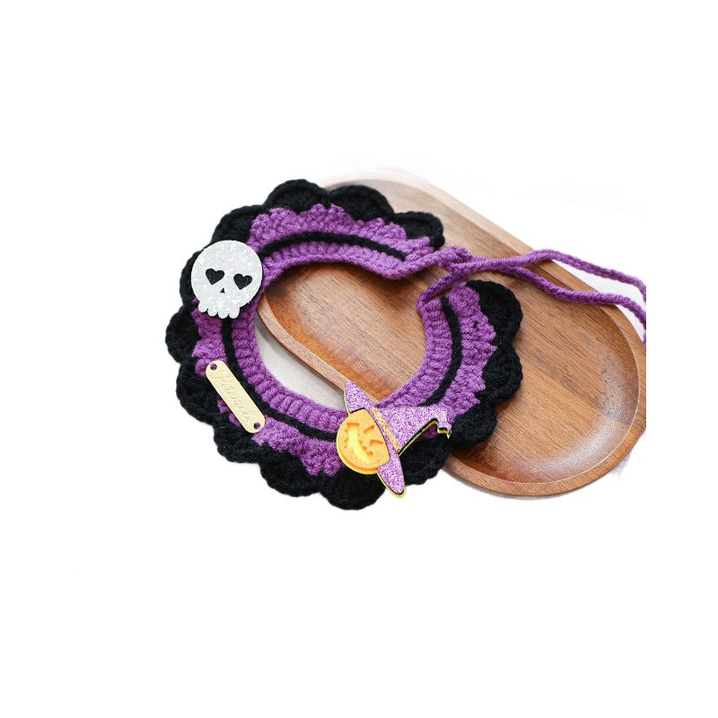 Halloween Spooky Bandana & Collar Scarf for Dogs & Cats 🎃