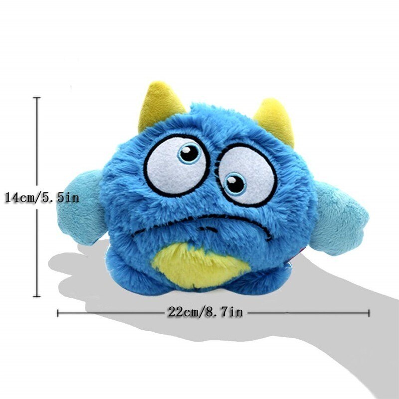 GiggleShake Electronic Dog Toy Ball 🎾🔊 — Auto-Shake Motion Sensor Plush Giggle Ball for Dogs & Cats