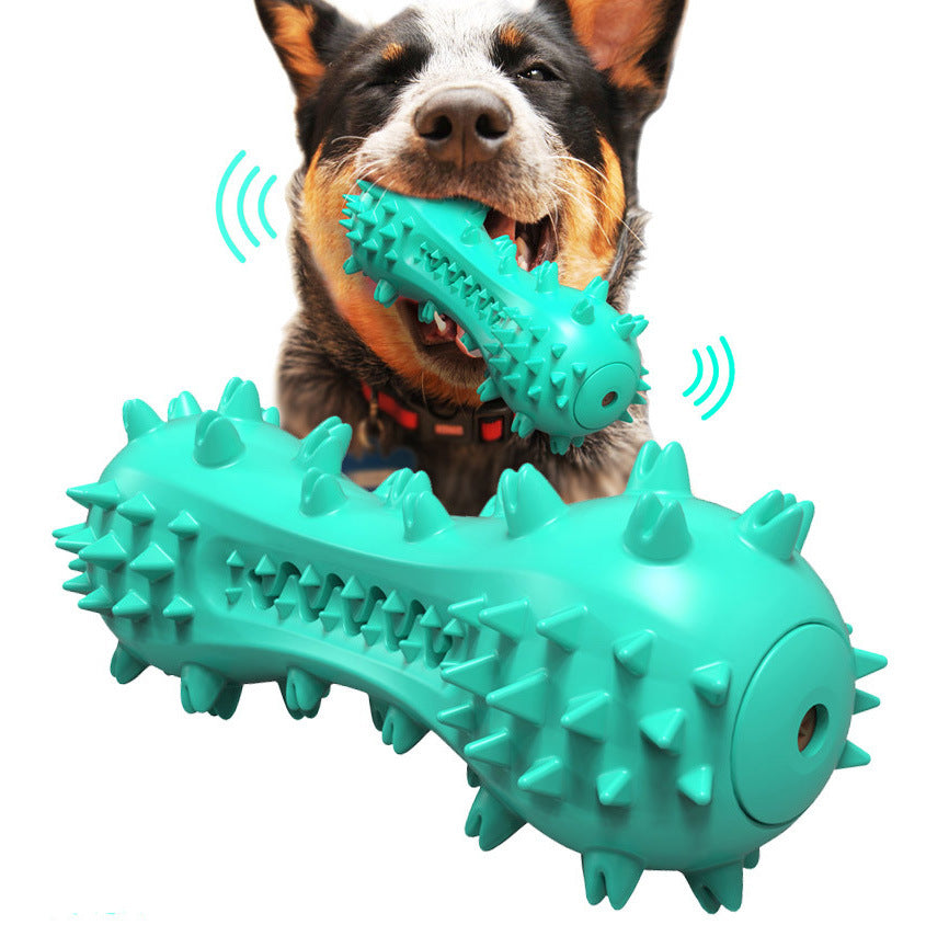 GrindGuard TPR Molar Chew Stick 🦷🐶 — Squeaky Teeth-Cleaning Bone Toy for Dogs