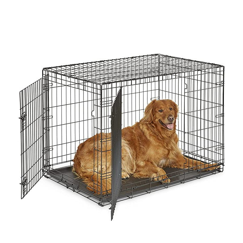 Fold & Go: Heavy-Duty Folding Wire Dog & Cat Cage