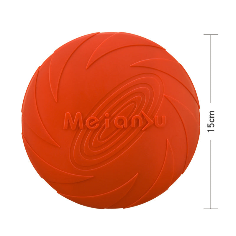 FetchFly Dog Frisbee 🥏🐶 — Soft Bite-Resistant TPR Flying Disc for Fetch & Training