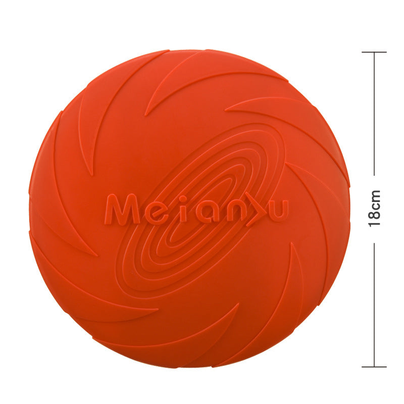 FetchFly Dog Frisbee 🥏🐶 — Soft Bite-Resistant TPR Flying Disc for Fetch & Training
