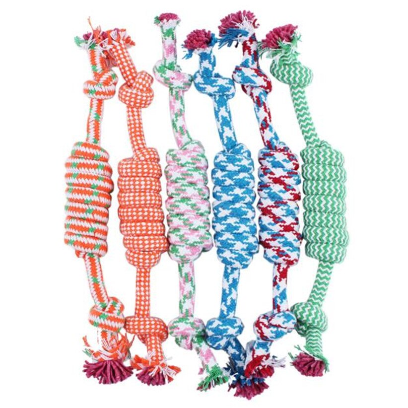 KnotFest Cotton Rope Chew Toy 🧶🐶 — Braided Knot Ball for Teeth Cleaning & Tug-of-War Play